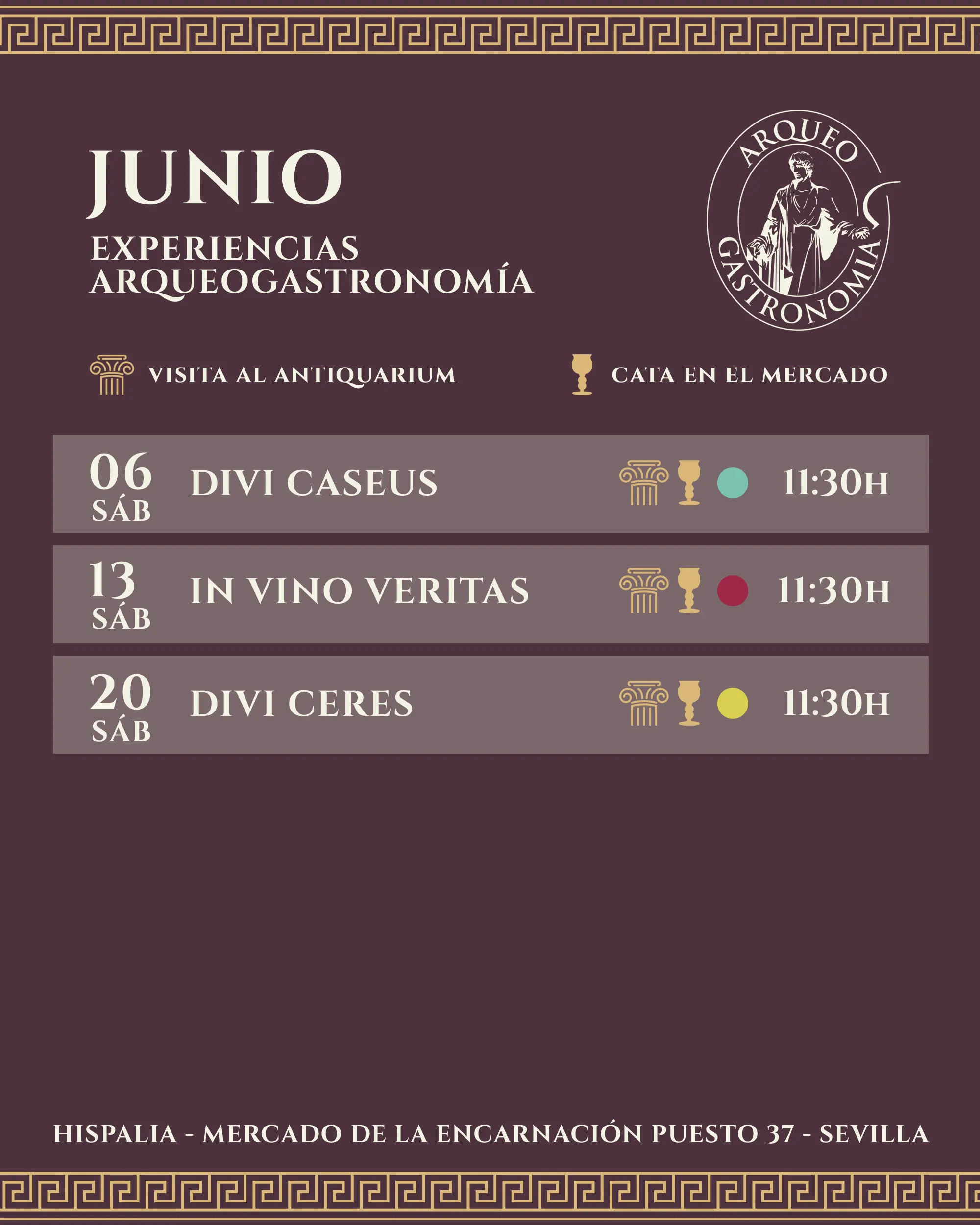Hispalia Calendario Junio 2026